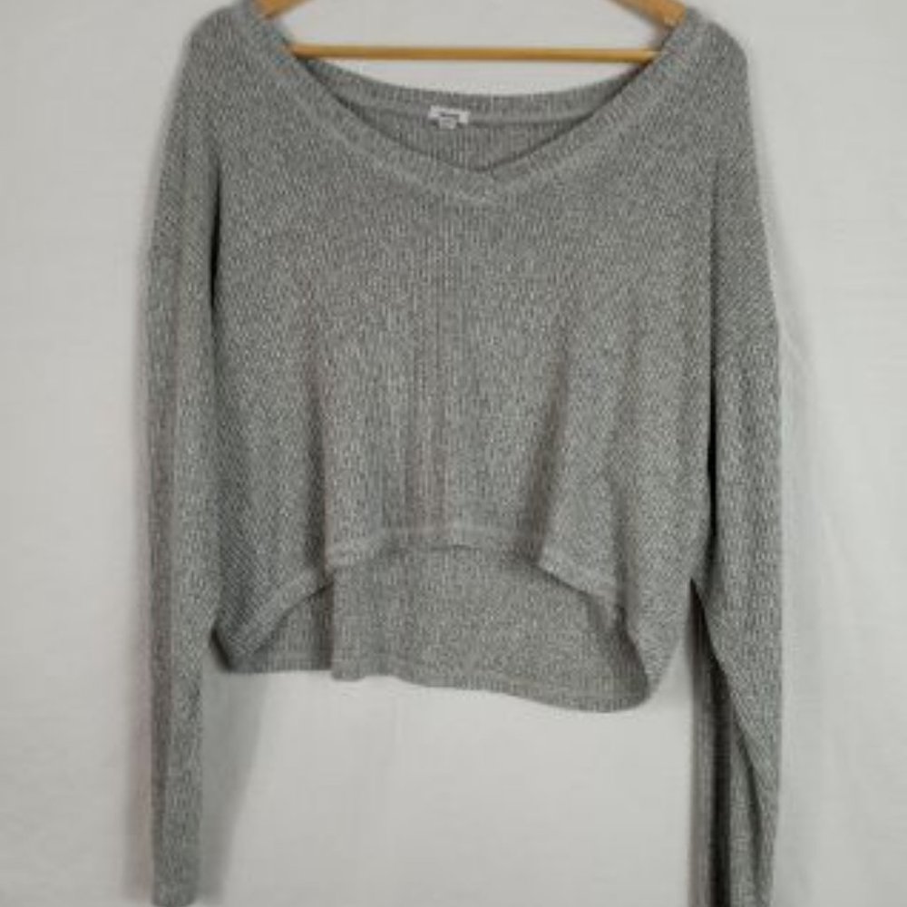 Garage Cropped Lightweight Knit Top